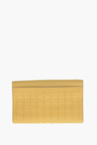 Braided Leather Clutch With Removable Shoulder Strap