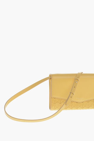 Braided Leather Clutch With Removable Shoulder Strap