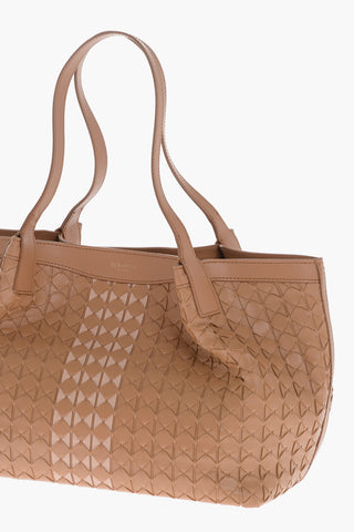 Borsa A Spalla In Pelle Intrecciata