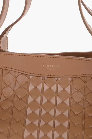 Borsa A Spalla In Pelle Intrecciata