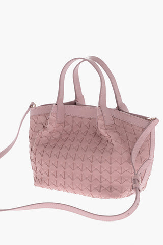 Borsa A Mano In Pelle Intrecciata