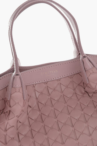 Borsa A Mano In Pelle Intrecciata