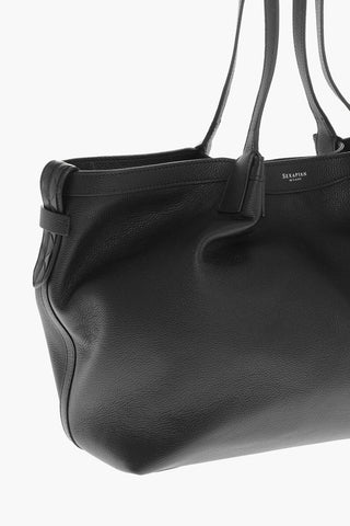 Hammered Leather Shoulder Bag