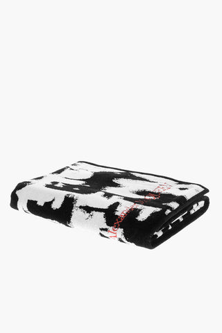 Graffiti Motif Cotton Beach Towel