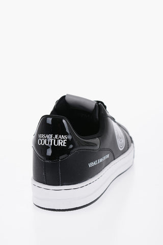 COUTURE Leather Low-Top Sneakers With Logoed Sole