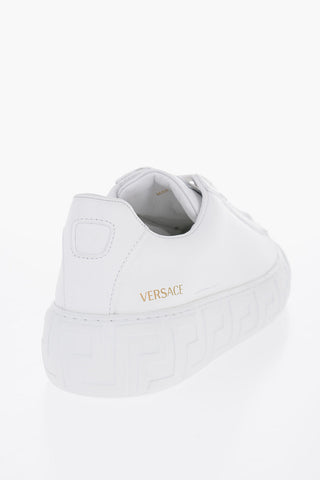 Leather Low-Top Sneakers With trigreca Sole