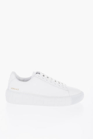 Leather Low-Top Sneakers With trigreca Sole