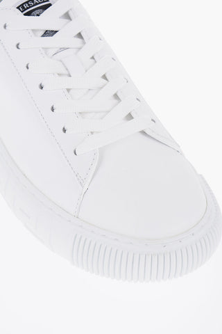 Leather Low-Top Sneakers With trigreca Sole