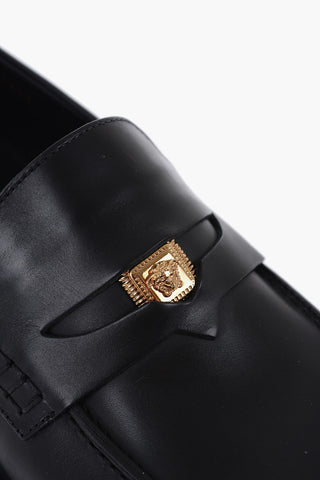 Leather Penny Loafers With trigreca Sole