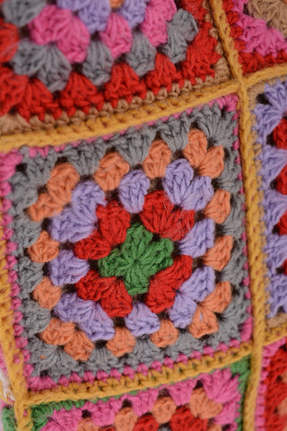 Borsa Tote CROCHET Con Manici In Bambù