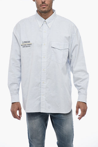 Gestreiftes Button-Down-Hemd Awning