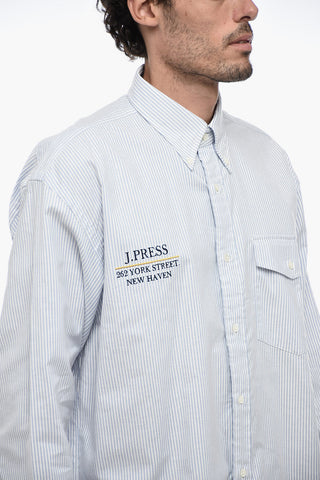 Gestreiftes Button-Down-Hemd Awning