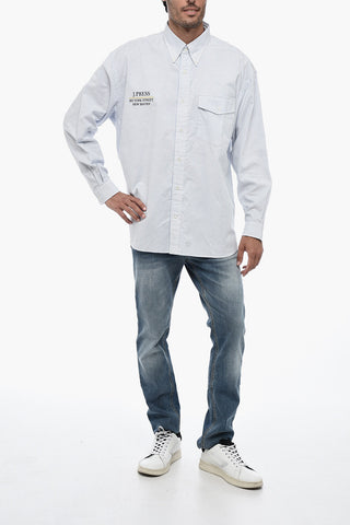 Gestreiftes Button-Down-Hemd Awning