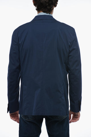 Unlined Blazer with Welt Pockets