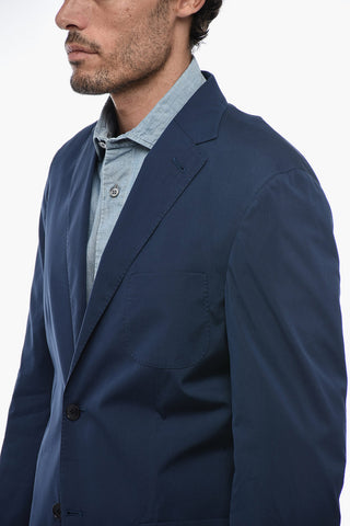 Unlined Blazer with Welt Pockets