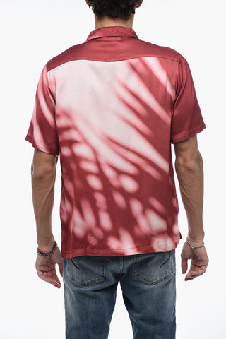 Camicia A Maniche Corte Con Stampa Tie-Dye