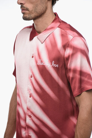Camicia A Maniche Corte Con Stampa Tie-Dye