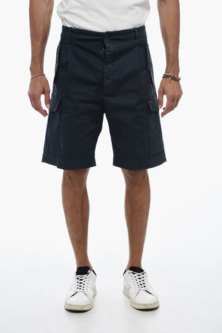Cargo Shorts with Logo Patch