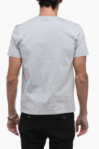 Printed t-Shirt with Flocked Detail