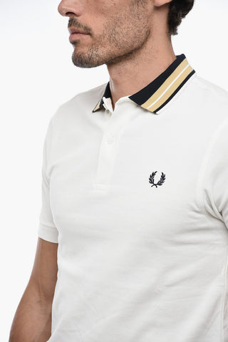 Piquet Cotton Polo with Embroidery