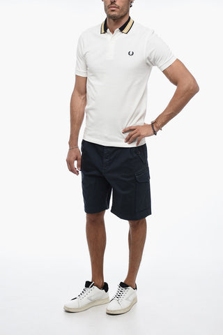 Piquet Cotton Polo with Embroidery
