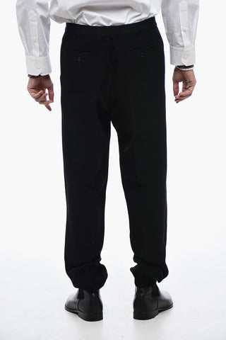 Tailored Jogger Pants with Elastic Hem
