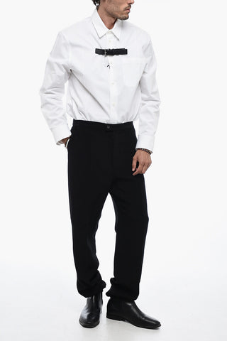 Tailored Jogger Pants with Elastic Hem