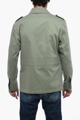 ID Utility Overshirt with Hidden Placket