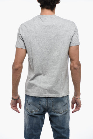 Jersey Cotton T-shirt with Lettering Print