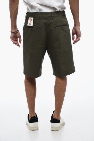 Pleated Chino Shorts