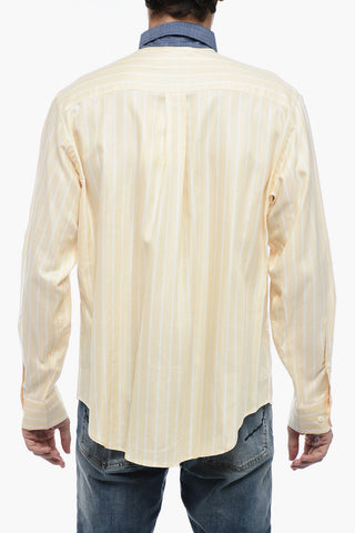 Striped Awning Button-Down Shirt