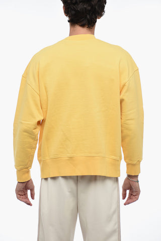 Brushed Cotton CRAZY MOUTH Sweatshirt with Graphic Print