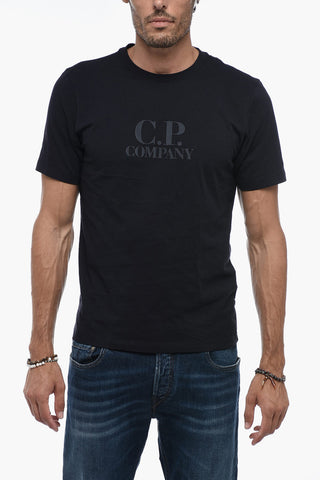 Jersey T-shirt with Logo Print