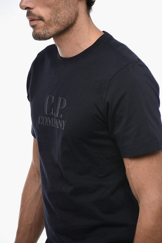 Jersey T-shirt with Logo Print