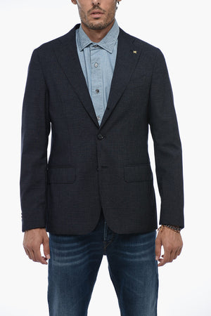 CC COLLECTION Halbgefütterter Blazer RETAILORED mit Tattersall-Muster