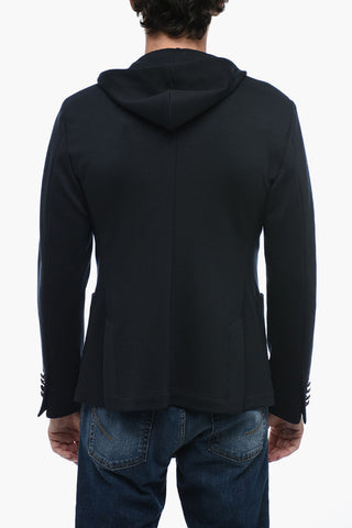 CC COLLECTION Unlined Hooded Blazer