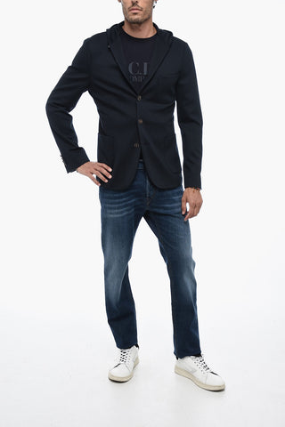 CC COLLECTION Unlined Hooded Blazer