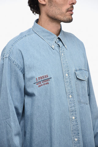 Button Down Lightweight Denim Shirt