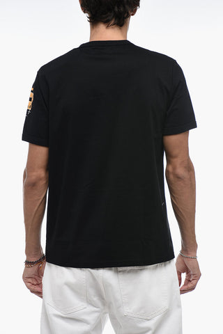 Crewneck T-shirt with GRID Print