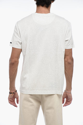 Jersey Cotton T-Shirt with Floral Pattern
