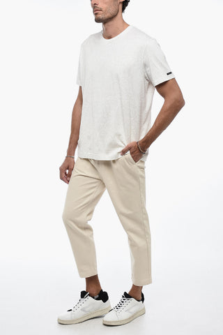 Jersey Cotton T-Shirt with Floral Pattern