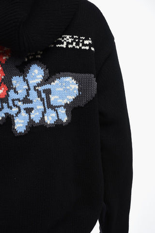 Knitted GRAFFITI Hoodie