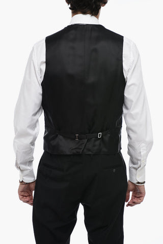 CC COLLECTION 3-Piece CERIMONIA Suit with Satin Lapel