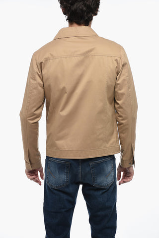 ID Overshirt con Chiusura a Zip e Bottoni Logati