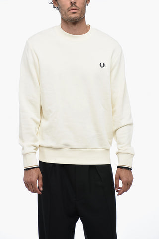 Brushed Sweatshirt with Embroidery