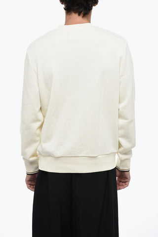Brushed Sweatshirt with Embroidery