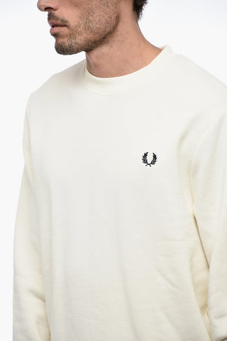 Brushed Sweatshirt with Embroidery