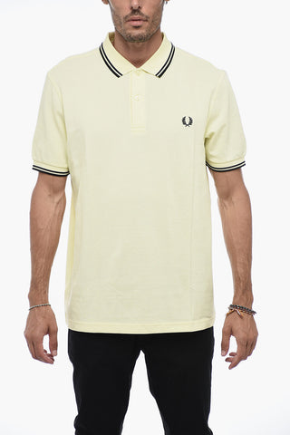 Piquet Cotton Polo with Embroidery