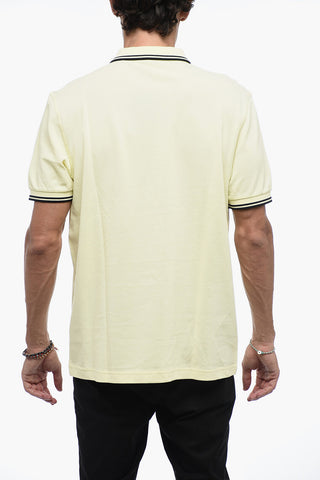 Piquet Cotton Polo with Embroidery