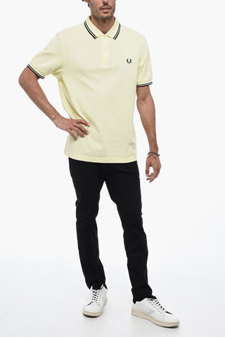 Piquet Cotton Polo with Embroidery